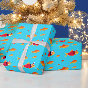 Cadeau Papier d'enveloppement de Noël Père Noël pour p