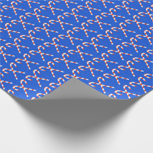 Cadeau Papier d'enveloppement de Noël sucre de canne et n