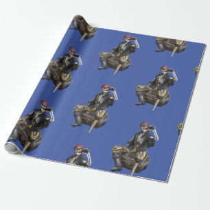 Cadeau Papier d'enveloppement de pirate de la partie de s
