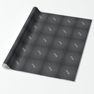 Cadeau Papier d'enveloppement de plaque métallique diaman
