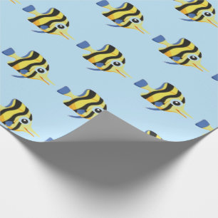 Cadeau Papier d'enveloppement de poisson océanique