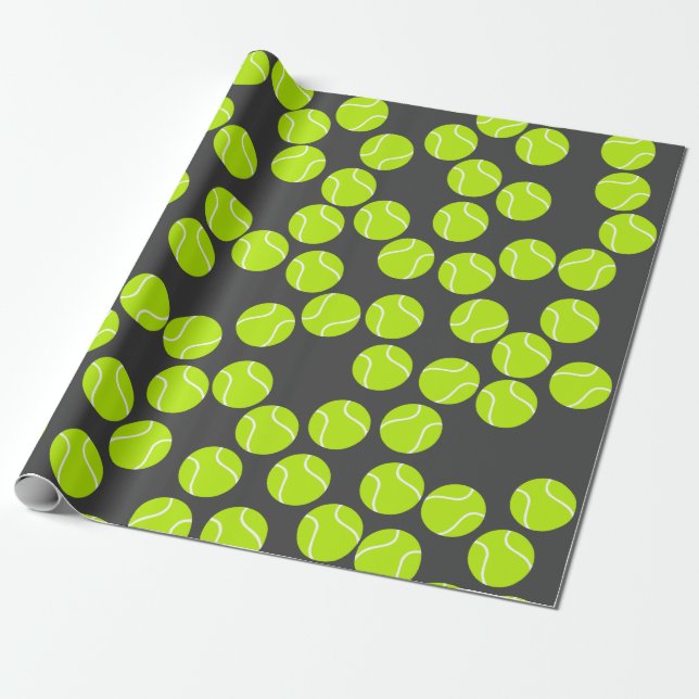 Cadeau Papier d'enveloppement de tennis (Déroulé)
