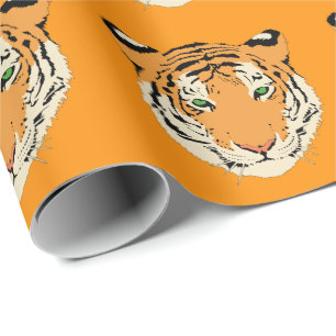 Cadeau Papier d'enveloppement de tigre