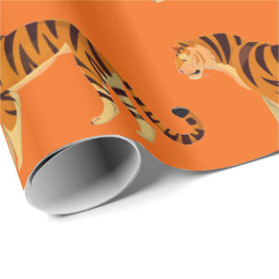 Cadeau Papier d'enveloppement de tigres