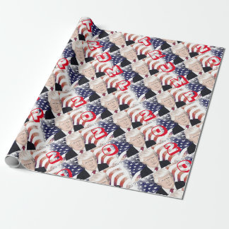 Cadeau Papier d'enveloppement de Trump 2020 patriotique