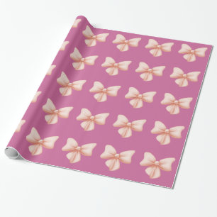 Cadeau Papier d'enveloppement de vaches roses
