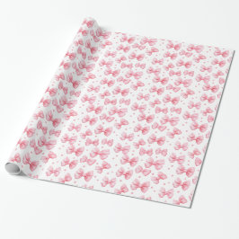 Cadeau Papier d'enveloppement de vaches roses mignonnes