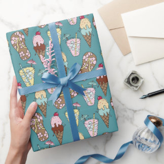 Cadeau Papier d'enveloppement de vibes hawaïennes