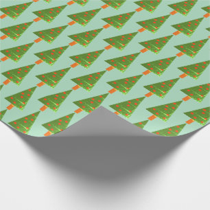 Cadeau Papier d'enveloppement des arbres de Noël