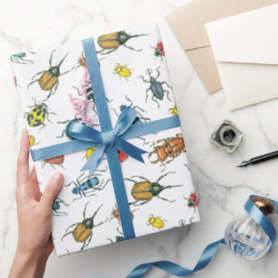 Cadeau Papier d'enveloppement des coléoptères