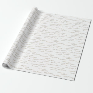 Cadeau Papier d'enveloppement des fêtes de l'hiver