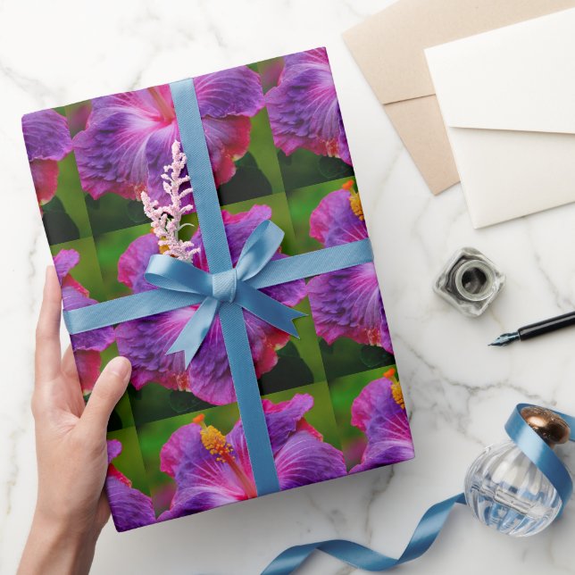 Cadeau Papier d'enveloppement des fleurs d'Hibiscus (Cadeaux)