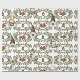 Cadeau Papier d'enveloppement des grains de bois