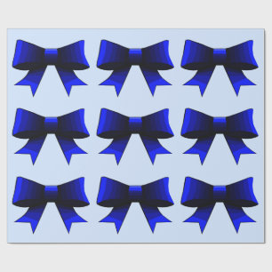 Cadeau Papier d'enveloppement des vaches bleues