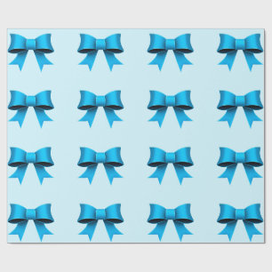 Cadeau Papier d'enveloppement des vaches bleues