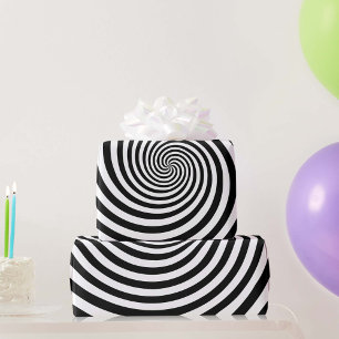 Cadeau Papier d'enveloppement d'hypnose rétro