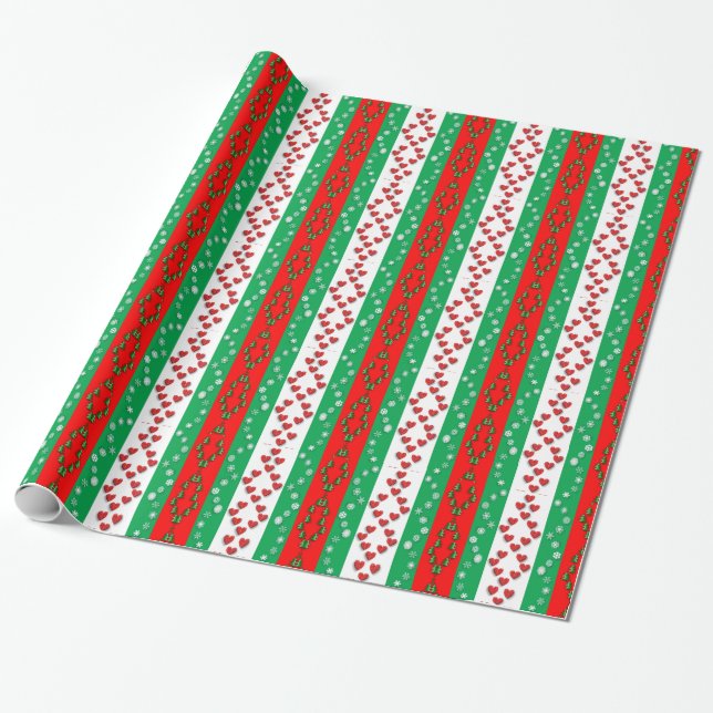 Cadeau Papier d'enveloppement d'inspiration italienne (Déroulé)