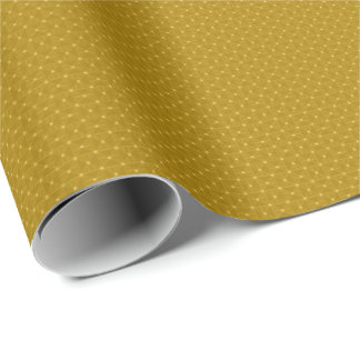 Cadeau Papier d'enveloppement d'or géométrique - Élégance