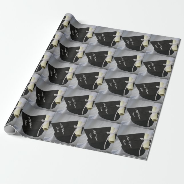 Cadeau Papier d'enveloppement du diplôme de Casquette per (Déroulé)