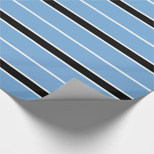 Cadeau Papier d'enveloppement du drapeau du Botswana patr