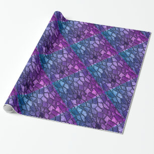 Cadeau Papier d'enveloppement en verre de mosaïque ultra