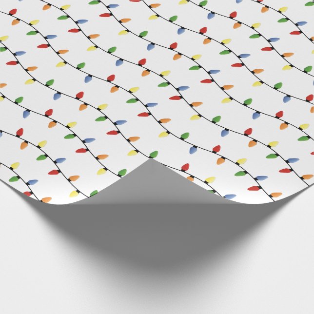 Cadeau Papier d'enveloppement Festive à cordes de Noël (Coin)