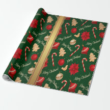 Papier d'enveloppement Festive Joyeux Noël