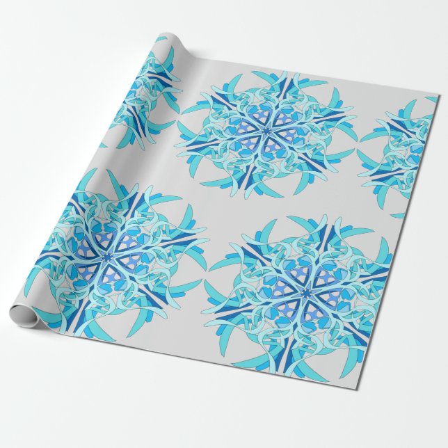 Cadeau Papier d'enveloppement Frozen Twist™ (Déroulé)