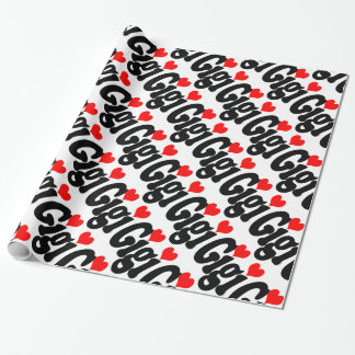 Cadeau Papier d'enveloppement Gigi