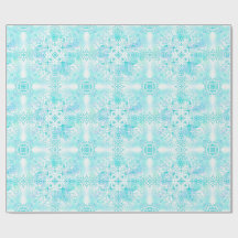 Papier d'enveloppement hivernal Icy Trees