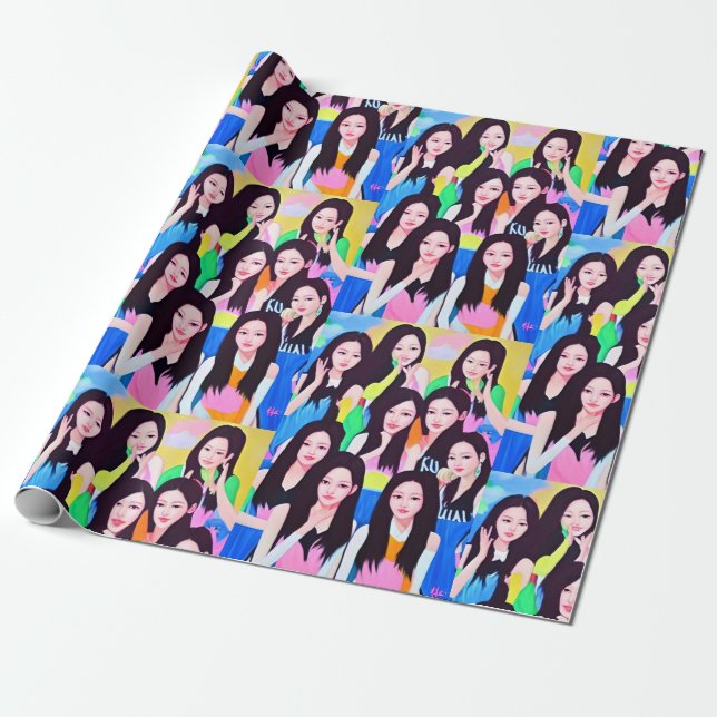 Cadeau Papier d'enveloppement K Pop (Déroulé)