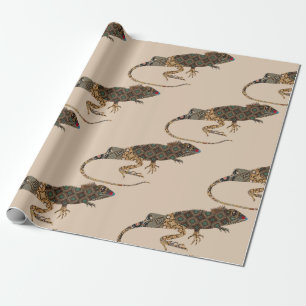 Cadeau Papier d'enveloppement Lizard