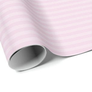 Cadeau Papier d'enveloppement monochromatique rose doux