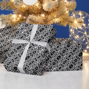 Cadeau Papier d'enveloppement Motif en tissu boueux moder