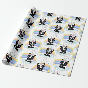 Cadeau Papier d'enveloppement Motif Panda