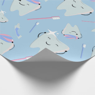Cadeau Papier d'enveloppement mou pour dents