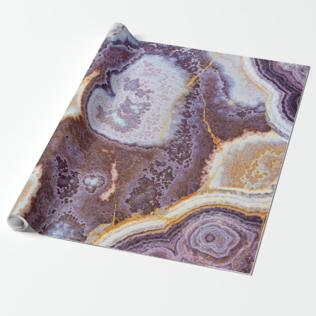 Cadeau Papier d'enveloppement naturel en pierre (Déroulé)