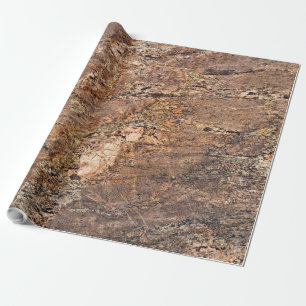 Cadeau Papier d'enveloppement naturel en pierre