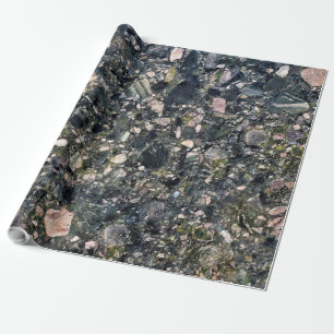 Cadeau Papier d'enveloppement naturel en pierre