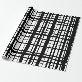Cadeau Papier d'enveloppement noir et blanc 2