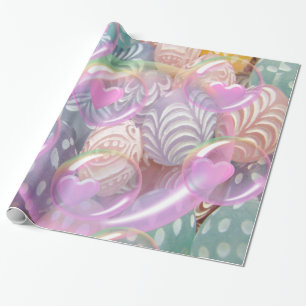 Cadeau Papier d'enveloppement pastel