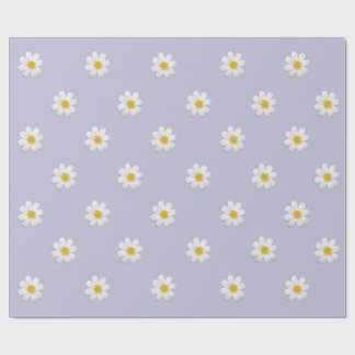 Cadeau Papier d'enveloppement Pastel Daisy