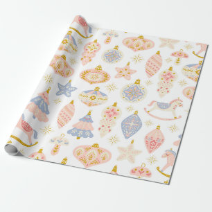 Cadeau Papier d'enveloppement Pastel vintage