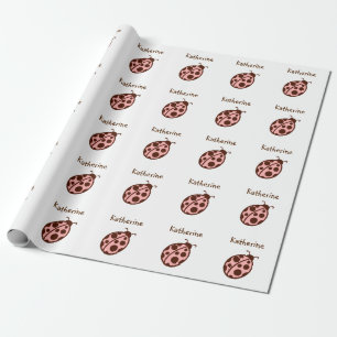 Cadeau Papier d'enveloppement personnalisé de la fête d'a