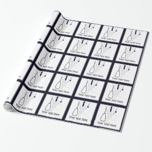 Cadeau Papier d'enveloppement personnalisé Médicale Lab