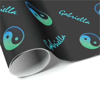 Cadeau Papier d'enveloppement personnalisé Yin Yang