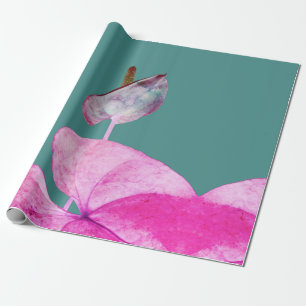 Cadeau Papier d'enveloppement photographique plante