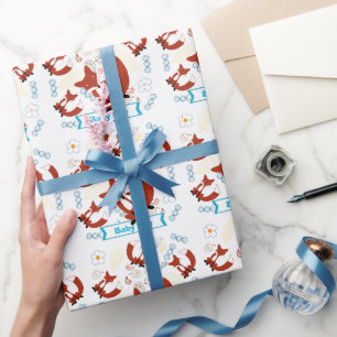 Cadeau Papier d'enveloppement pour bébé personnalisé