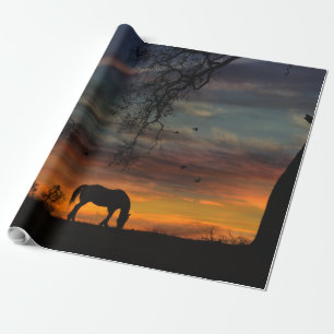Cadeau Papier d'enveloppement pour chevaux du Sud-Ouest