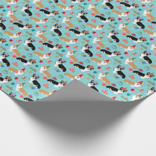 Cadeau Papier d'enveloppement pour l'anniversaire de Corg